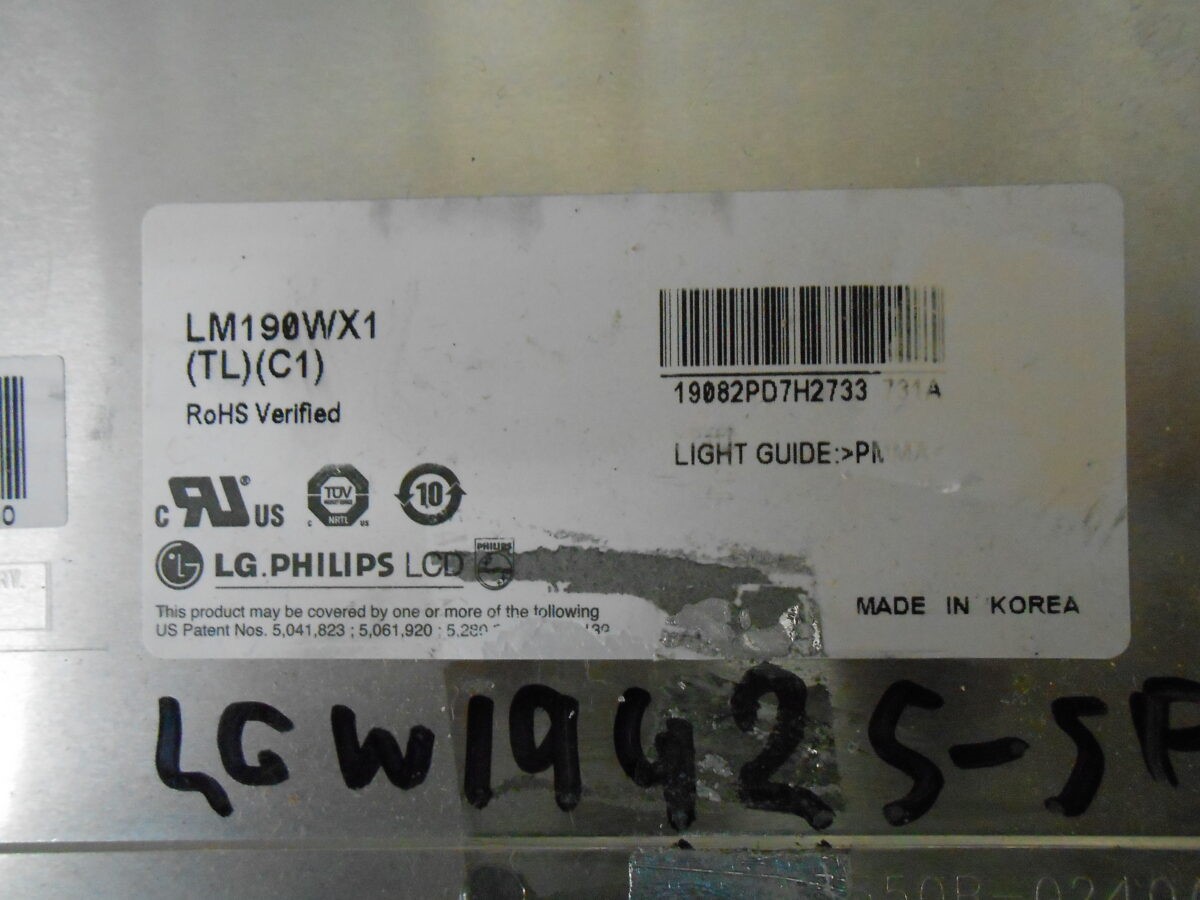 Πλακέτα LG Display LM190WX1