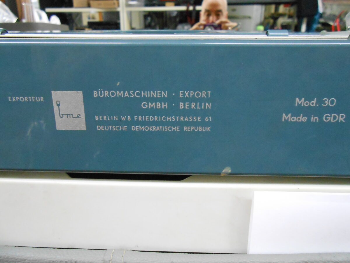 Γραφομηχανή Erika 30/40 κατασκευή 1965 buro maschinen