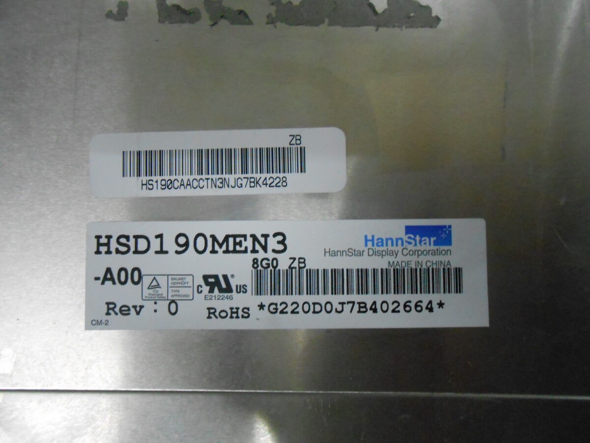 Panel HSD190MEN3 – Hannstar LCD