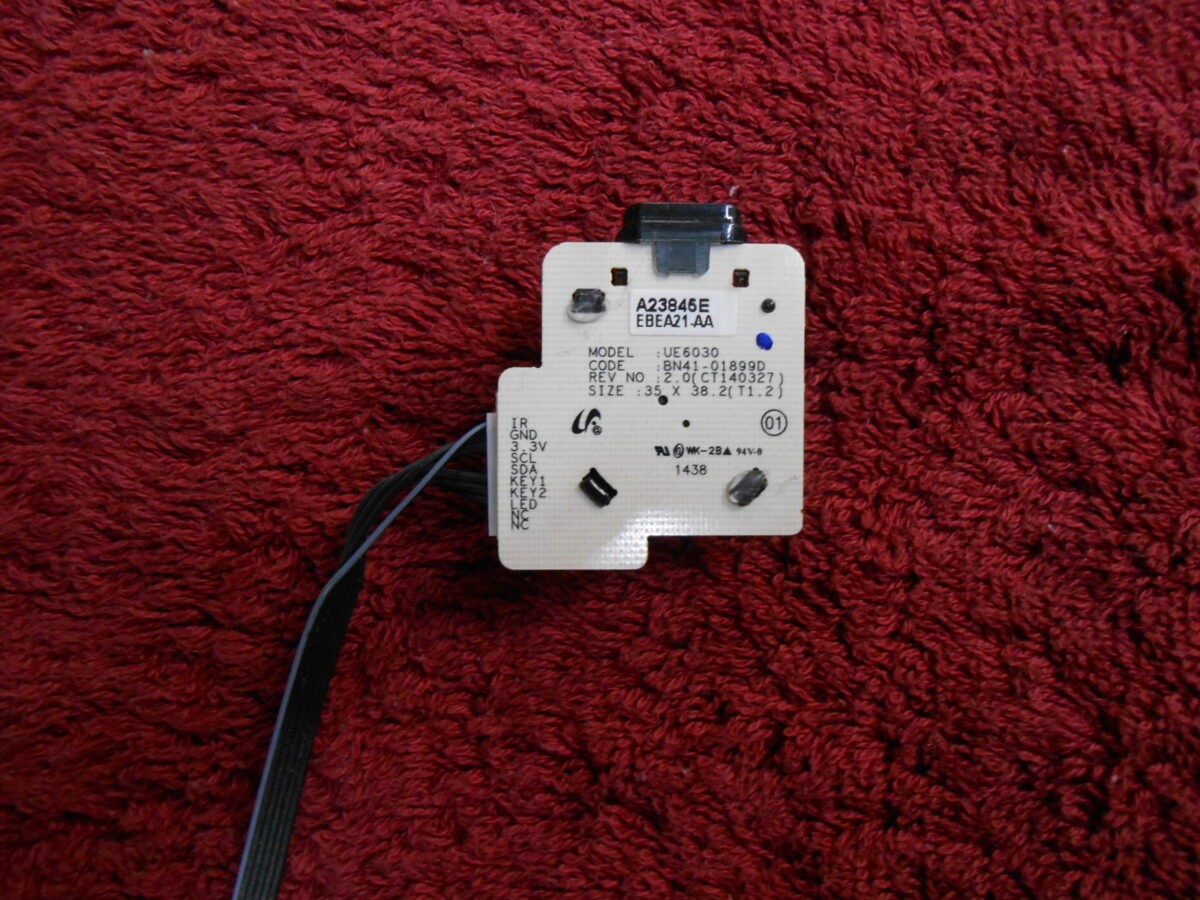Samsung UE6030 BN41-01899D Power Button IR Sensor Board