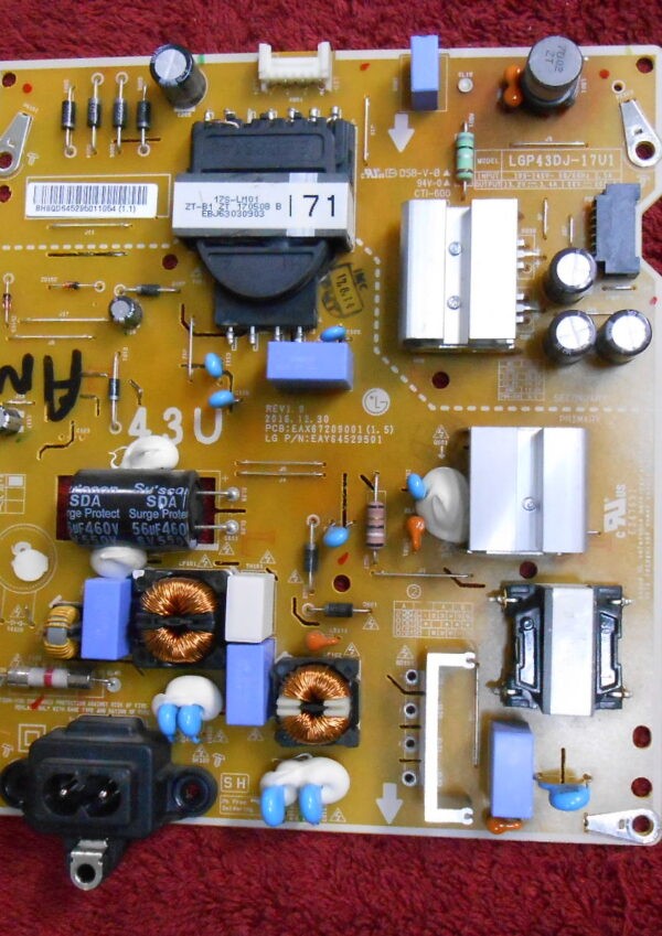 Πλακέτα POWER SUPPLY BOARD EAX67209001 (1.5) LG