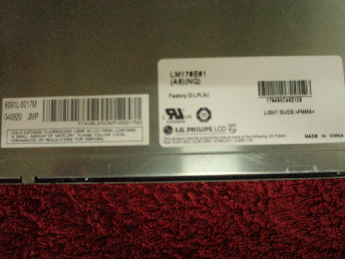 Panel LG.Philips LCD LM170E01