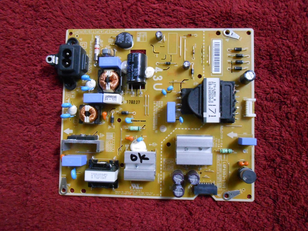 Πλακέτα POWER SUPPLY BOARD EAX67209001 (1.5) LG