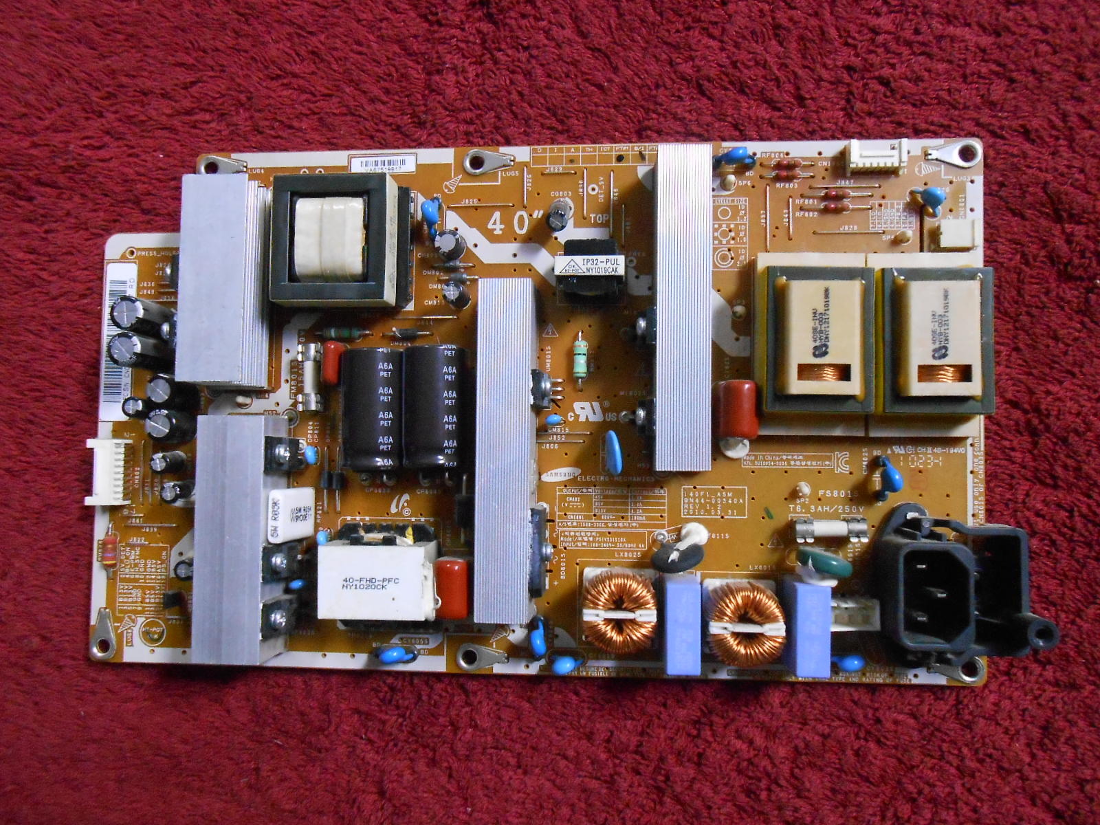 Πλακέτα SAMSUNG BN44-00340A POWER SUPPLY BOARD Πλακέτα SAMSUNG BN44-00340A POWER SUPPLY BOARD