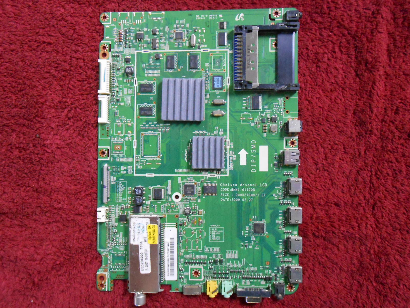 Πλακέτα SAMSUNG Main Board BN41-01190B ΚΣ ΑΝΤΑΛΛΑΚΤΙΚΆ Πλακέτα SAMSUNG Main Board BN41-01190B ΚΣ ΑΝΤΑΛΛΑΚΤΙΚΆ