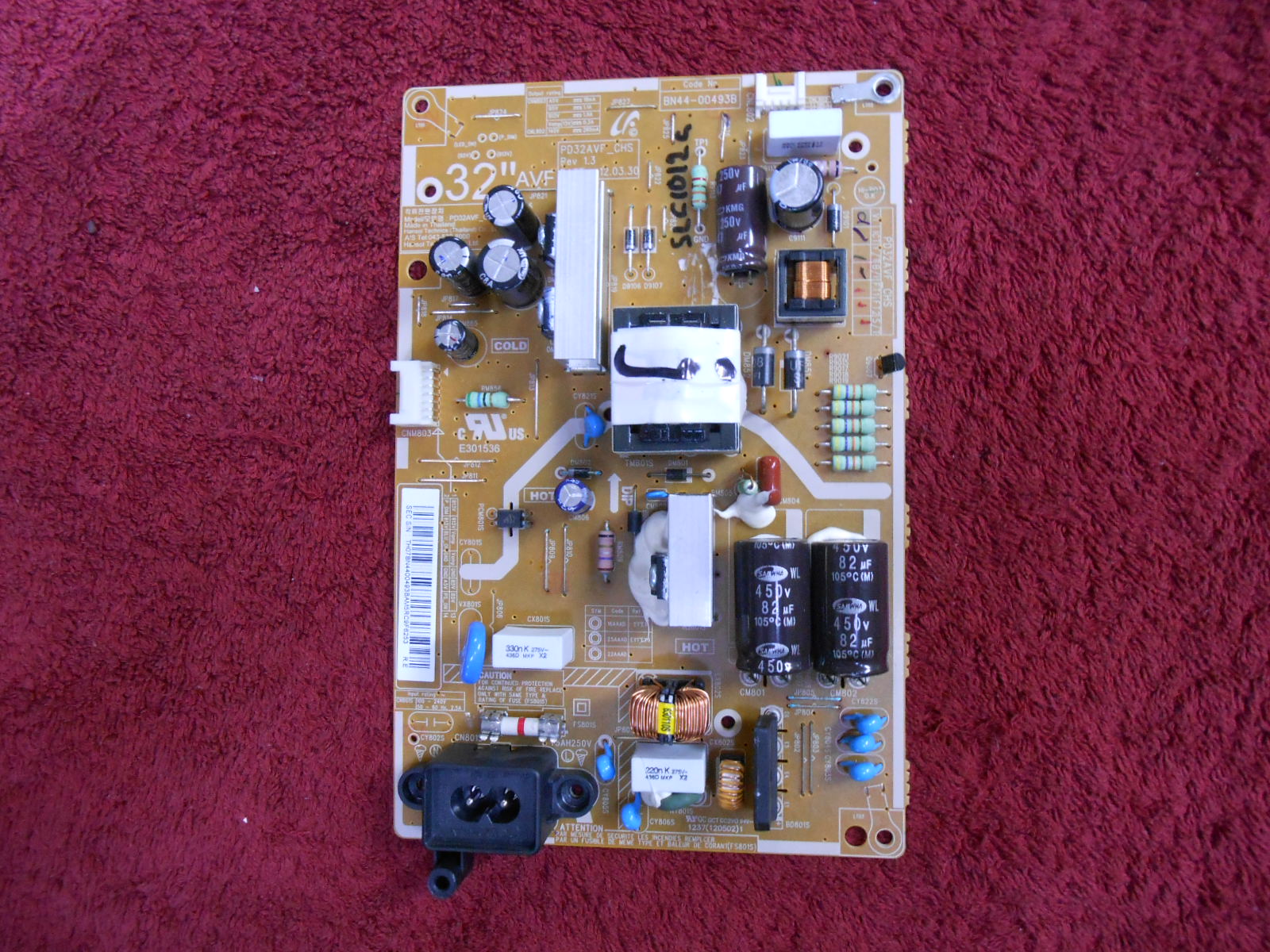 Πλακέτα Samsung Power Supply Board BN44-00493B ΚΣ ΑΝΤΑΛΛΑΚΤΙΚΆ Πλακέτα Samsung Power Supply Board BN44-00493B ΚΣ ΑΝΤΑΛΛΑΚΤΙΚΆ