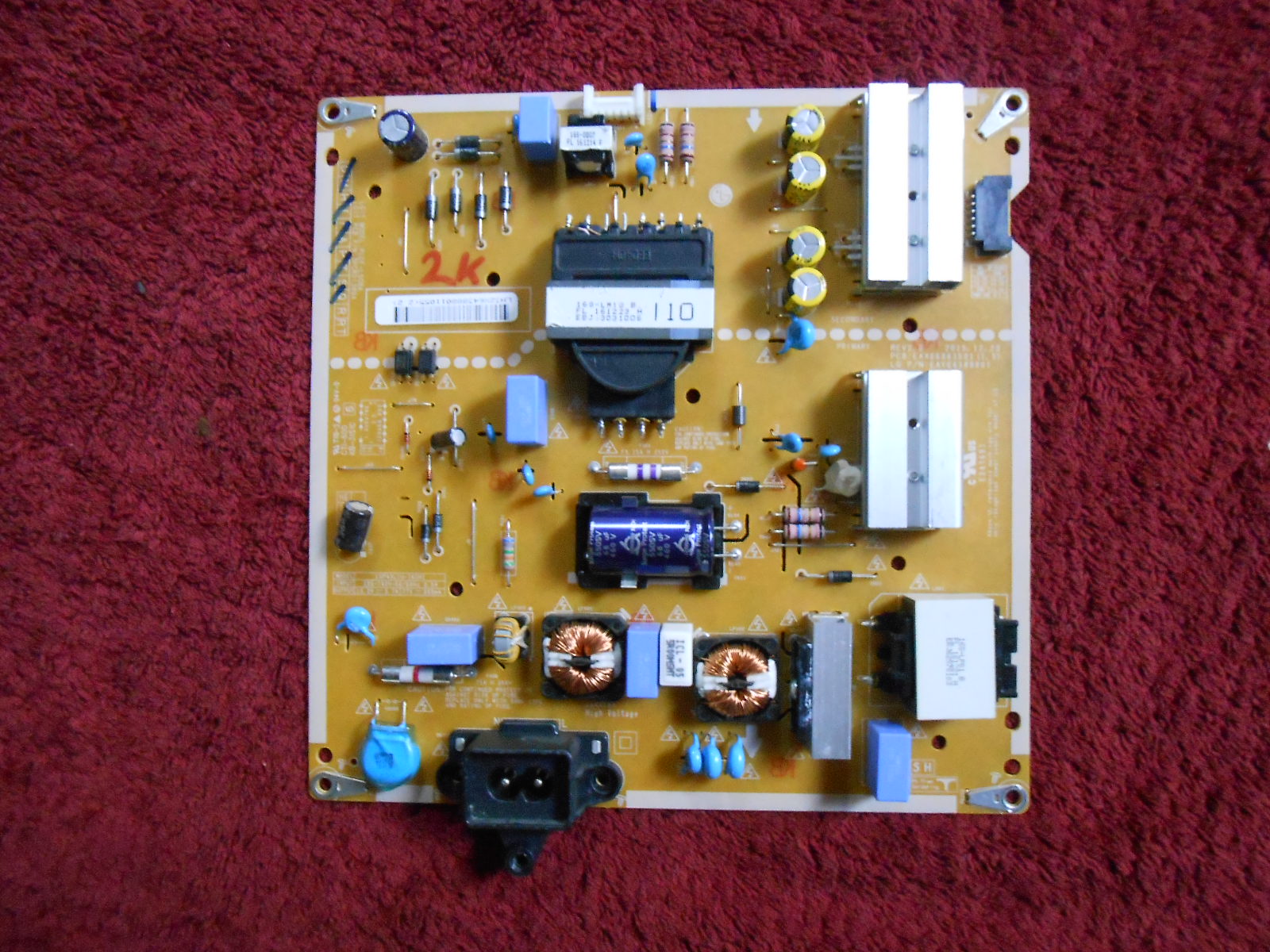 Πλακέτα Power Supply Board EAX66883501 (1.5) LG ΚΣ Πλακέτα Power Supply Board EAX66883501 (1.5) LG ΚΣ