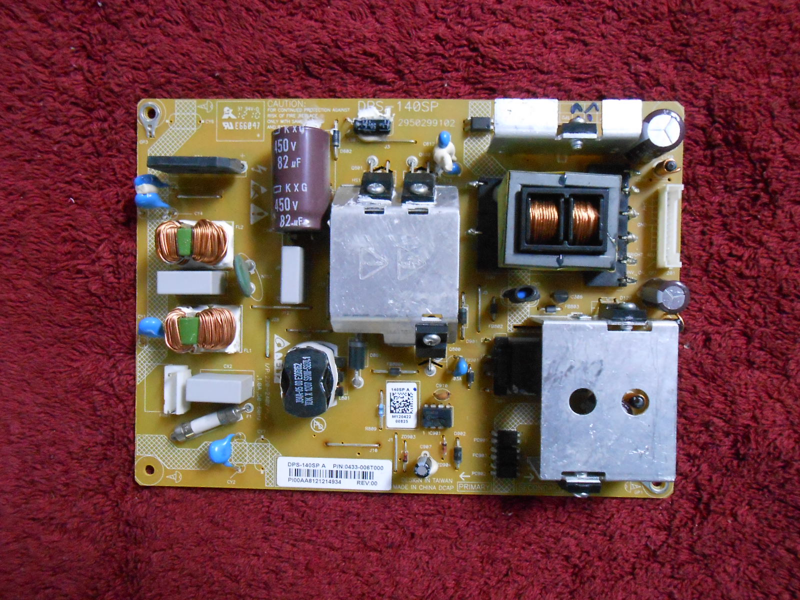 Πλακέτα Power Supply Board DPS-140SP 2950299102 ΓΧ Πλακέτα Power Supply Board DPS-140SP 2950299102 ΓΧ