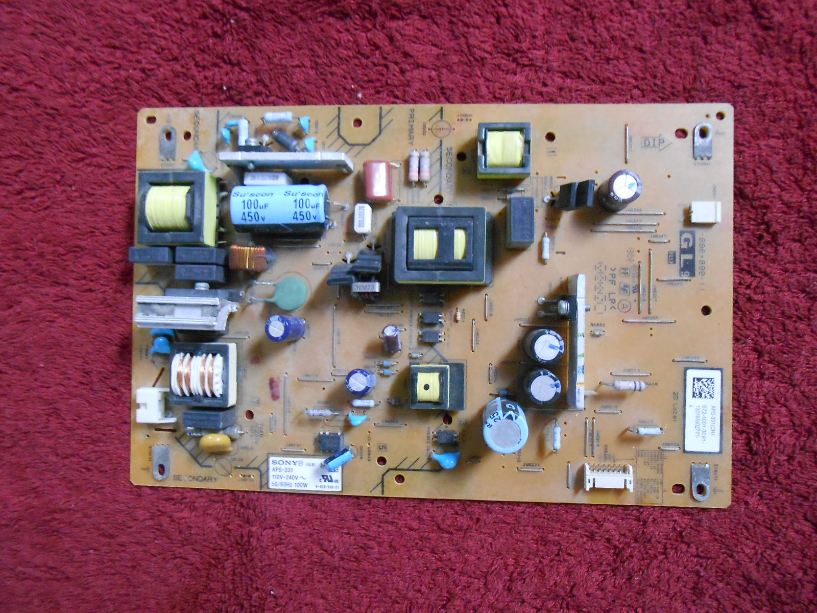 Πλακέτα SONY POWER SUPPLY BOARD 1-886-899-11 ΓΧ Πλακέτα SONY POWER SUPPLY BOARD 1-886-899-11 ΓΧ