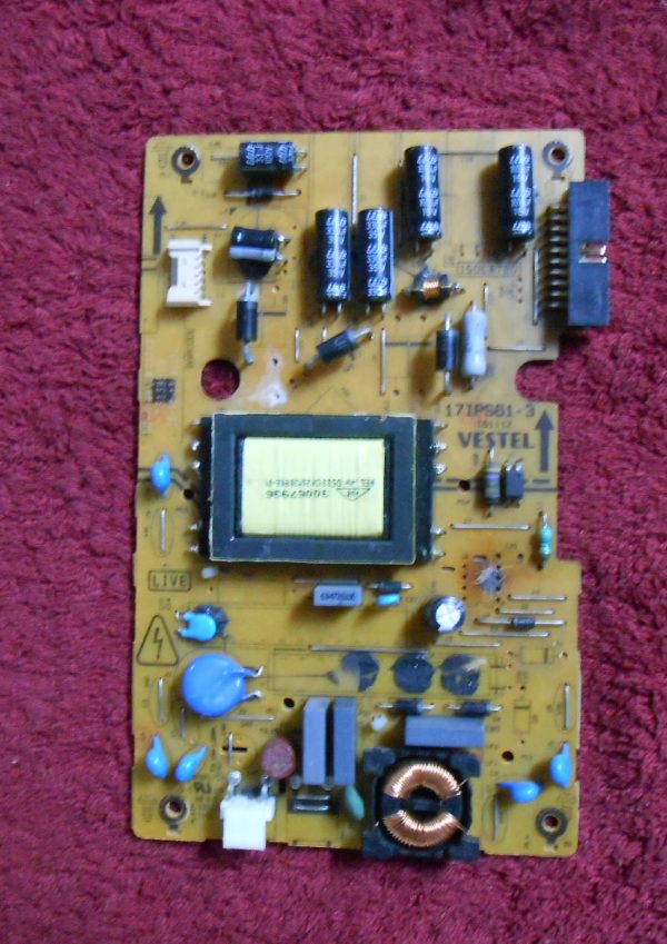 Πλακέτα TOSHIBA VESTEL 17IPS61-3 161112 POWER SUPPLY BOARD ΓΧ