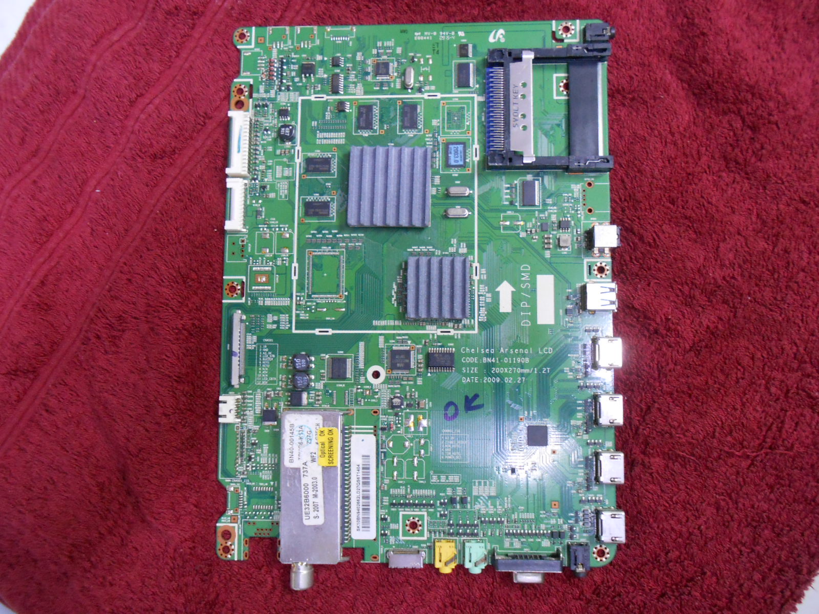 Πλακέτα SAMSUNG BN41-01190B – BN94-02662F – Chelsea Arsenal LCD ΑΝΤΑΛΛΑΚΤΙΚΆ Πλακέτα SAMSUNG BN41-01190B – BN94-02662F – Chelsea Arsenal LCD ΑΝΤΑΛΛΑΚΤΙΚΆ