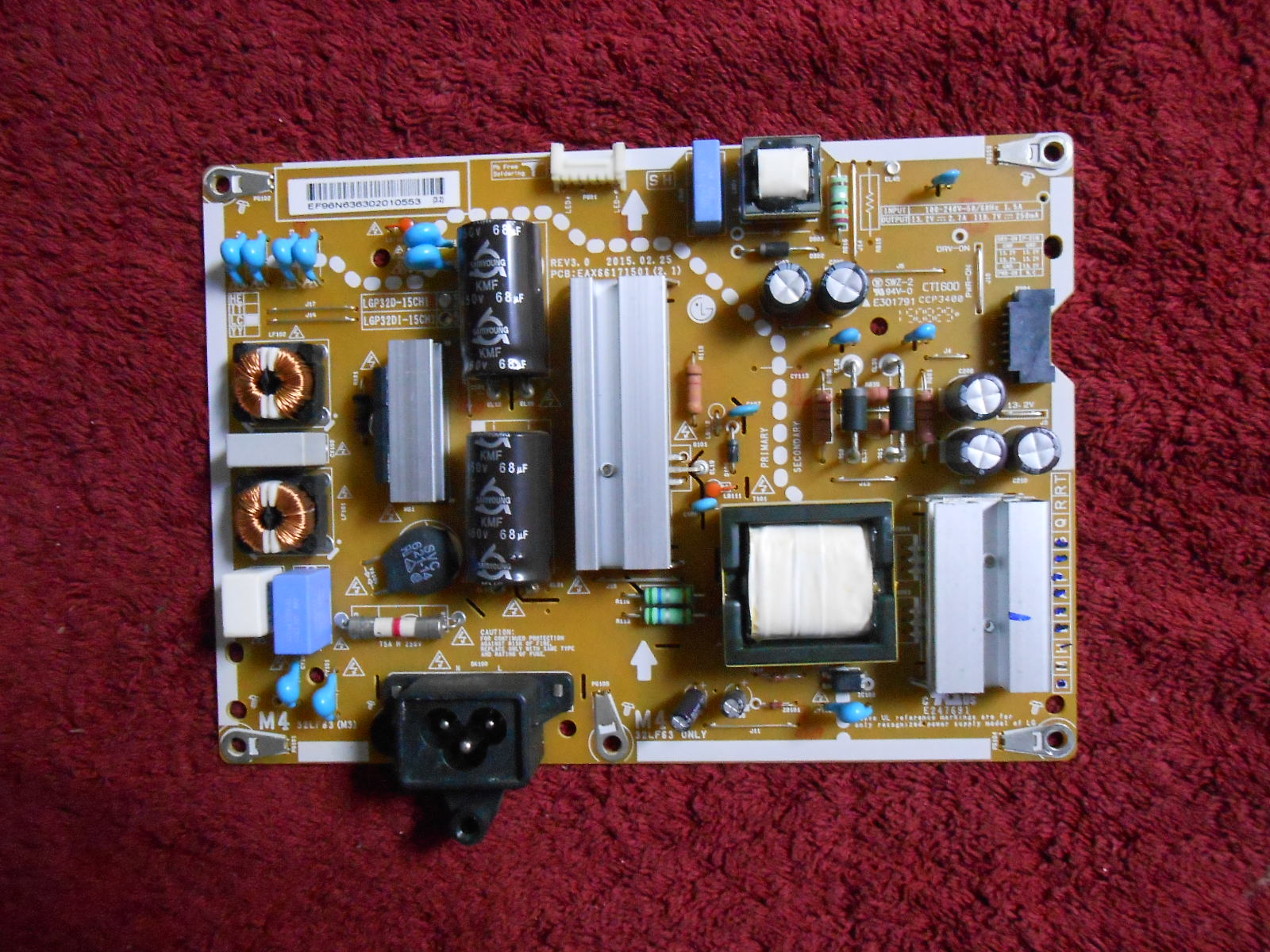 Πλακέτα LG EAX66171501 (2.1) POWER SUPPLY BOARD ΓΧ Πλακέτα LG EAX66171501 (2.1) POWER SUPPLY BOARD ΓΧ