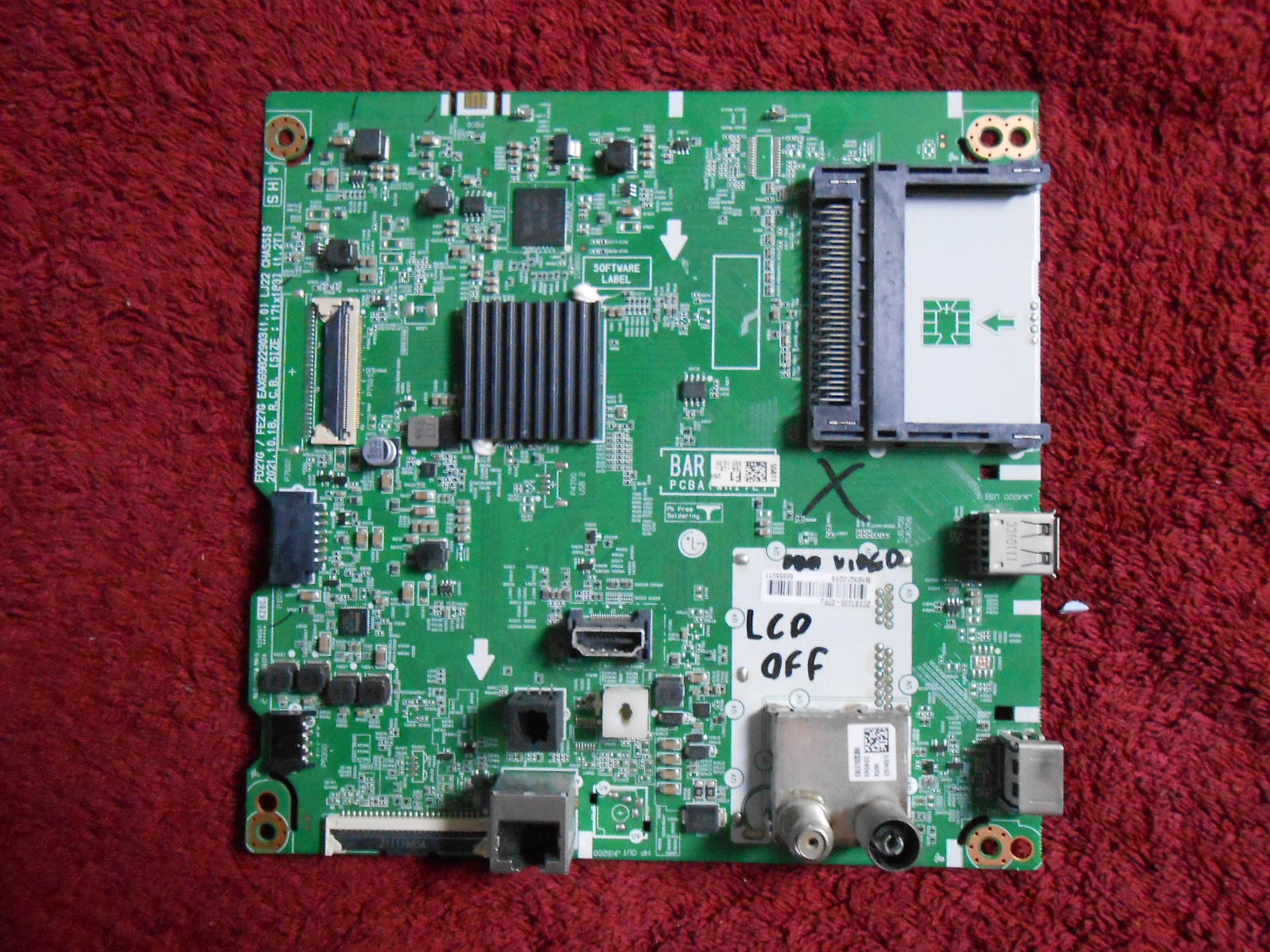 Πλακέτα LG EAX69822903 MAIN AV BOARD ΓΧ ΑΝΤΑΛΛΑΚΤΙΚΆ Πλακέτα LG EAX69822903 MAIN AV BOARD ΓΧ ΑΝΤΑΛΛΑΚΤΙΚΆ