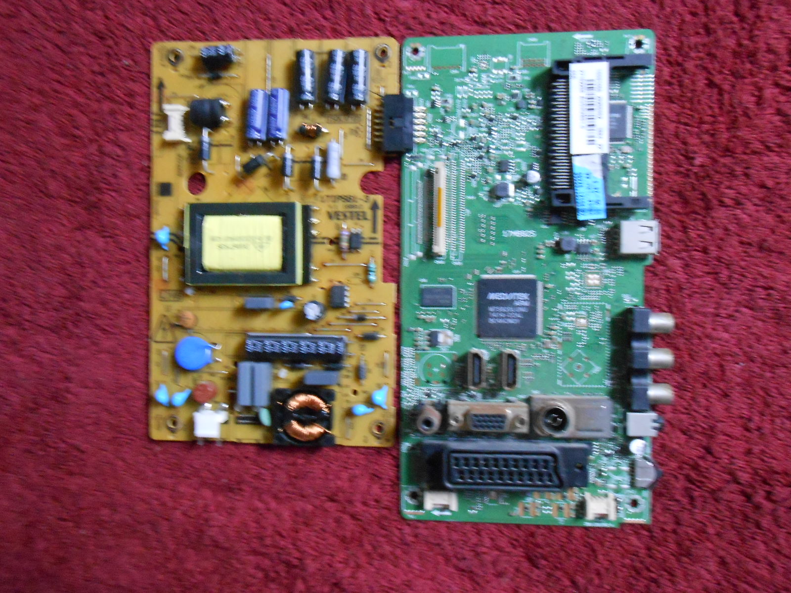 Πλακέτα VESTEL Main AV Board 17MB82S WITH 17IPS61-3 Power Supply Board ΓΧ Πλακέτα VESTEL Main AV Board 17MB82S WITH 17IPS61-3 Power Supply Board ΓΧ