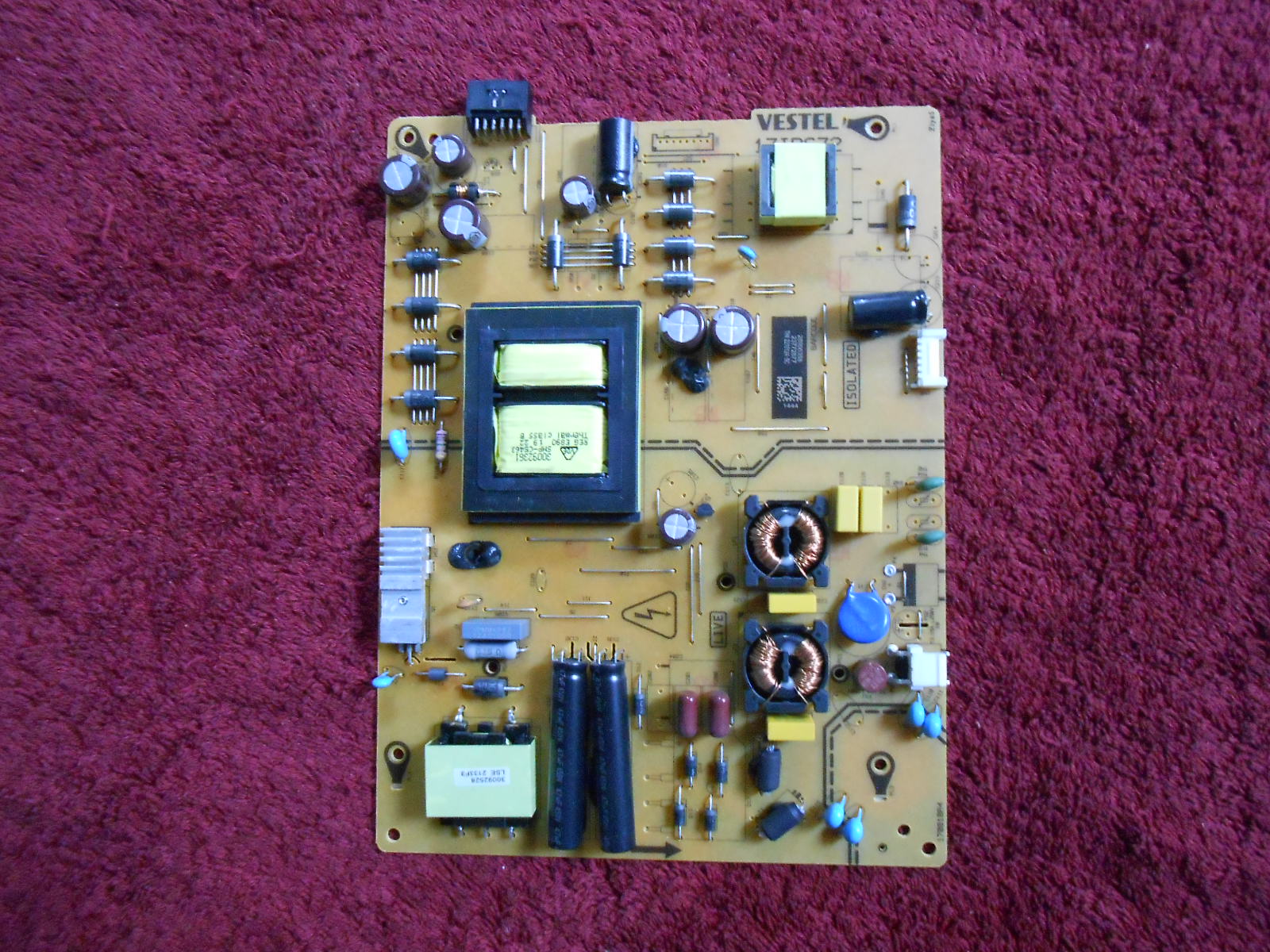 Πλακέτα VESTEL 17IPS72 POWER SUPPLY BOARD 28906358 23772877 / 29008836 23521004 Πλακέτα VESTEL 17IPS72 POWER SUPPLY BOARD 28906358 23772877 / 29008836 23521004